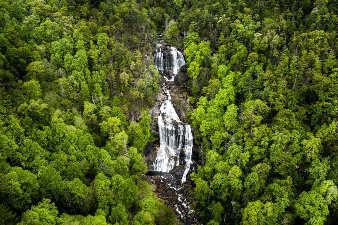 Whitewater Falls in Cashiers, NC